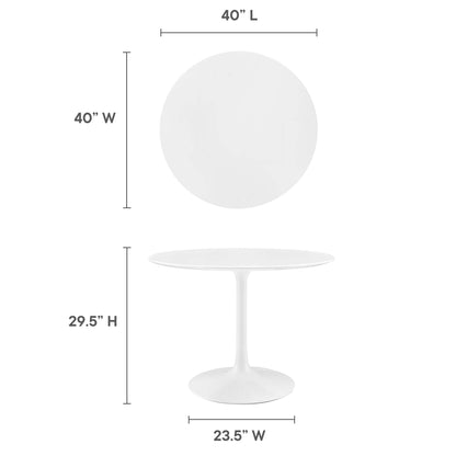 Lippa 40" Round Wood Dining Table by Modway - EEI-1117