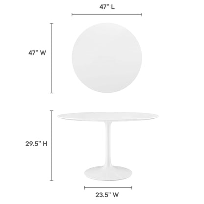 Lippa 48" Round Wood Dining Table by Modway - EEI-1118