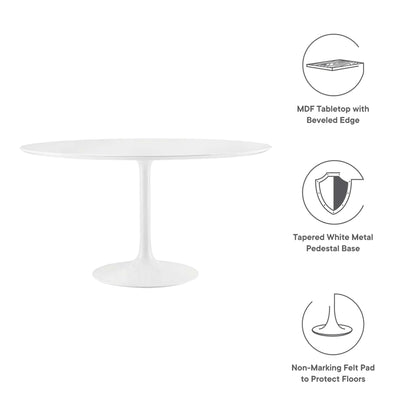 Lippa 54" Round Wood Dining Table by Modway - EEI-1119
