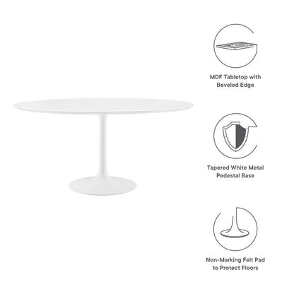 Lippa 60" Round Wood Dining Table by Modway - EEI-1120