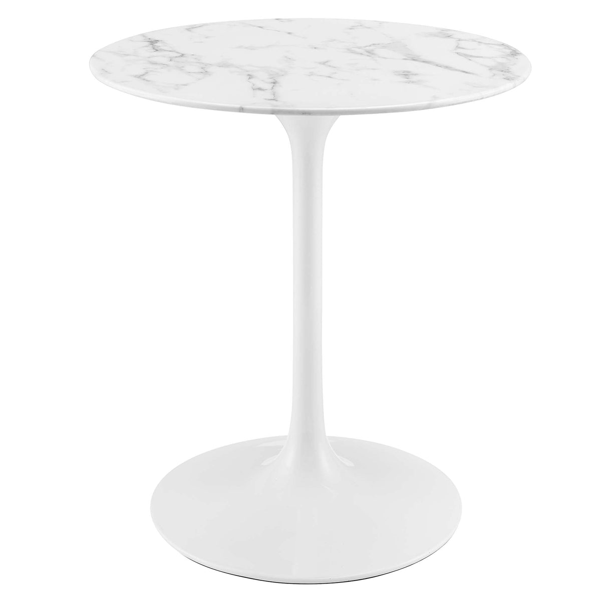 Lippa 28" Round Faux Marble Dining Table by Modway - EEI-1128