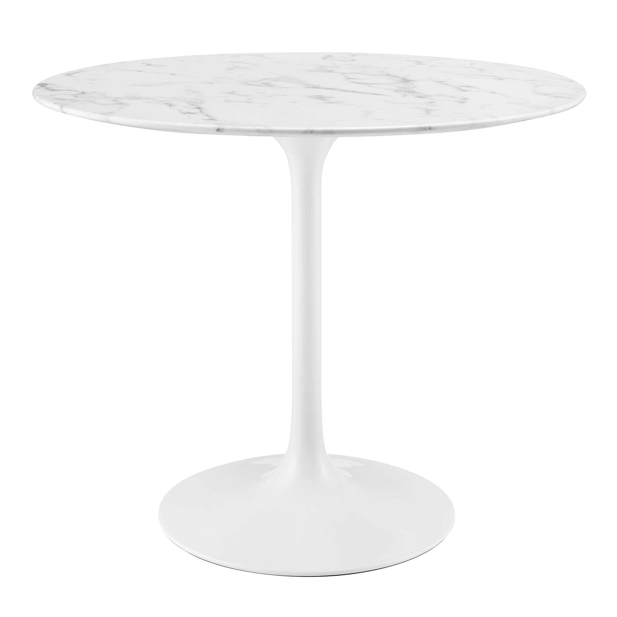 Lippa 36" Round Faux Marble Dining Table by Modway - EEI-1129