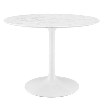 Lippa 40" Round Faux Marble Dining Table by Modway - EEI-1130