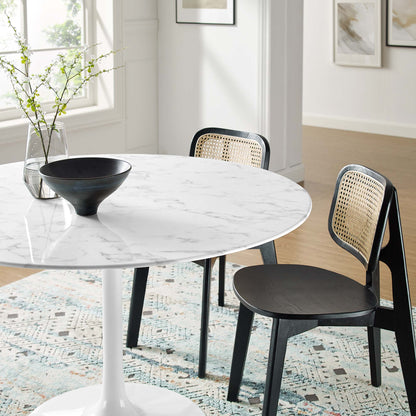 Lippa 48" Round Faux Marble Dining Table by Modway - EEI-1131