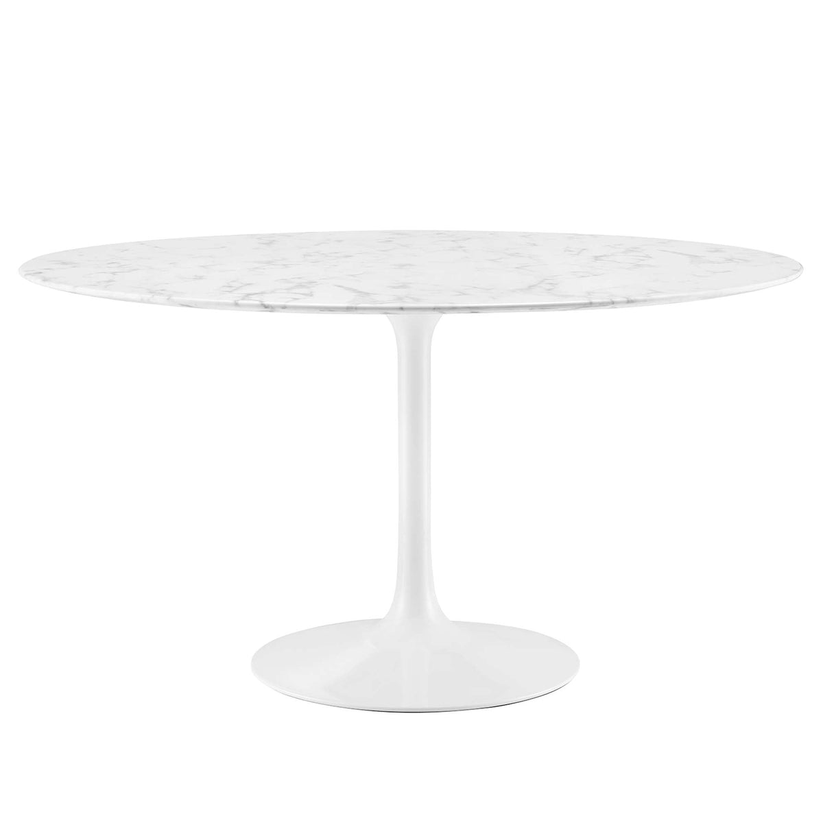 Lippa 54" Round Faux Marble Dining Table by Modway - EEI-1132