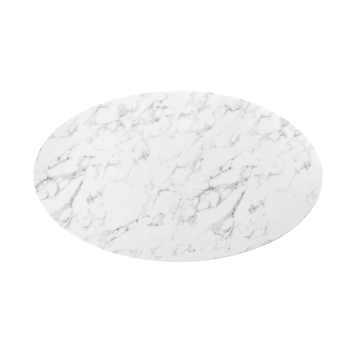 Lippa 60" Oval Faux Marble Dining Table by Modway - EEI-1135