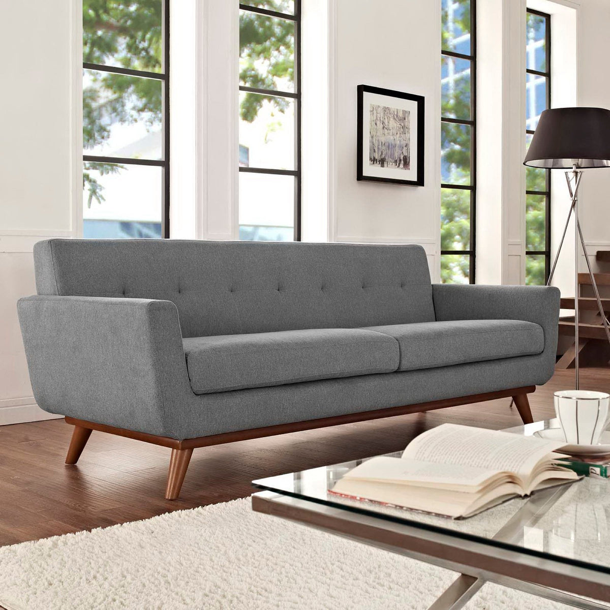Engage Upholstered Fabric Sofa by Modway