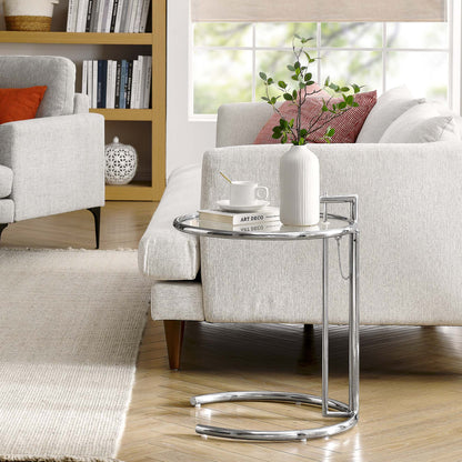 Eileen Gray Metal Side Table by Modway