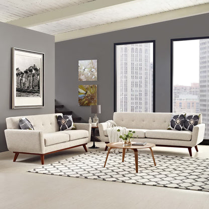 Engage Loveseat and Sofa Set of 2 by Modway