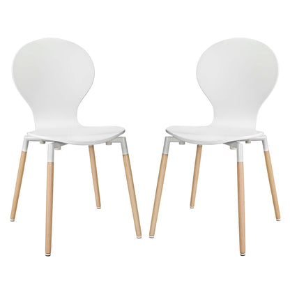 Path Dining Chair Set of 2 by Modway