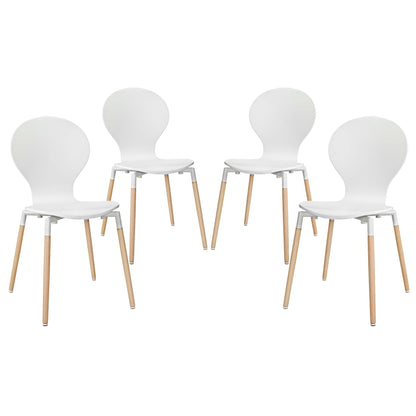 Path Dining Chair Set of 4 by Modway