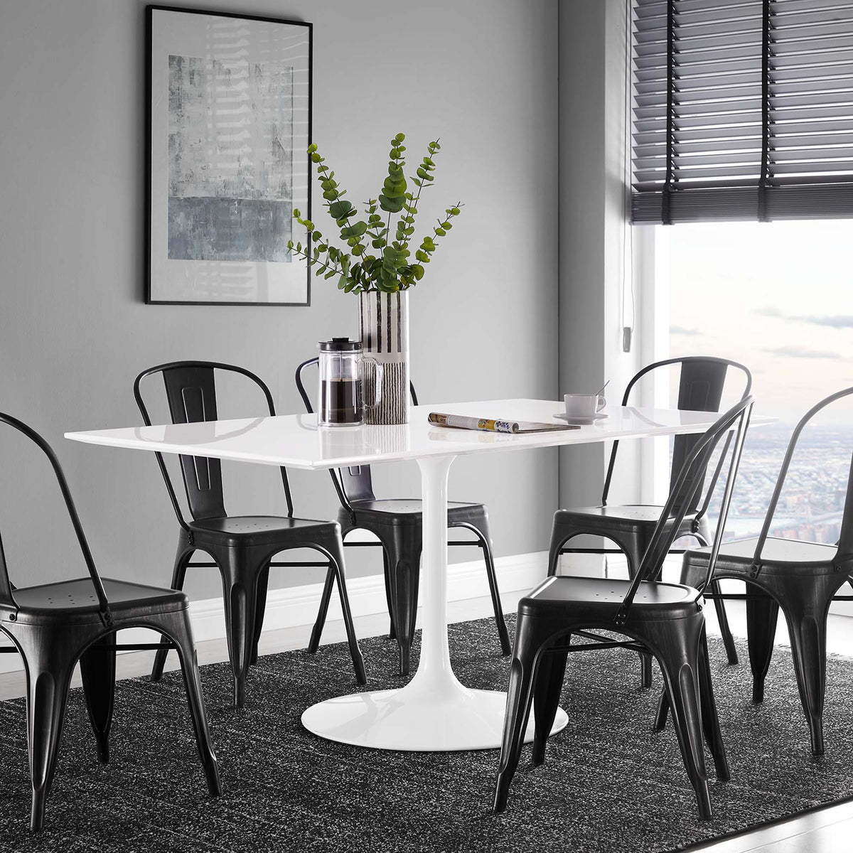 Lippa 60" Rectangle Wood Dining Table by Modway - EEI-1656