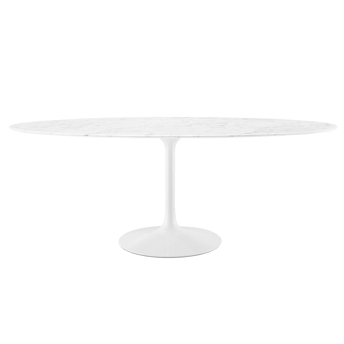 Lippa 78" Oval Faux Marble Dining Table by Modway - EEI-1659