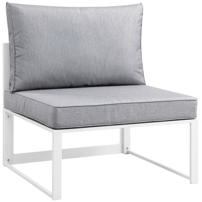 Fortuna 8 Piece Outdoor Patio Sectional Sofa Set by Modway - EEI-1735