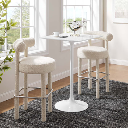 Lippa 28" Square Wood Bar Table by Modway - EEI-1826