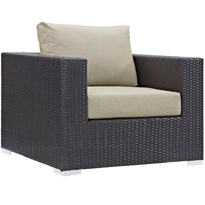 Gather 7 Piece Outdoor Patio Sectional Set by Modway