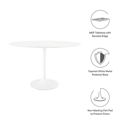 Lippa 48" Oval Wood Dining Table by Modway - EEI-2017