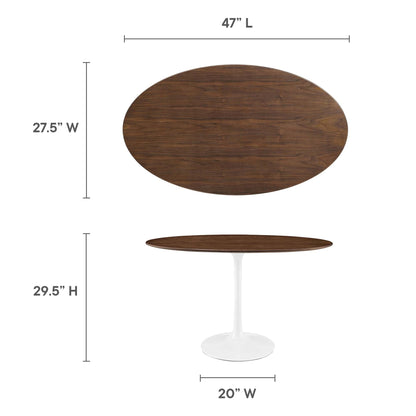 Lippa 48" Oval Wood Dining Table by Modway - EEI-2019