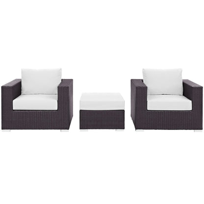 Convene 3 Piece Outdoor Patio Sofa Set by Modway