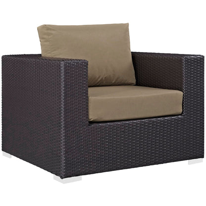 Convene 6 Piece Outdoor Patio Sectional Set by Modway