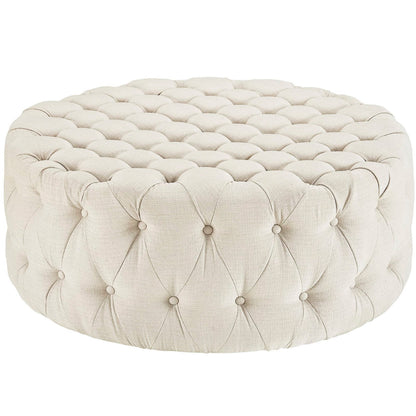 Amour Upholstered Fabric Ottoman by Modway