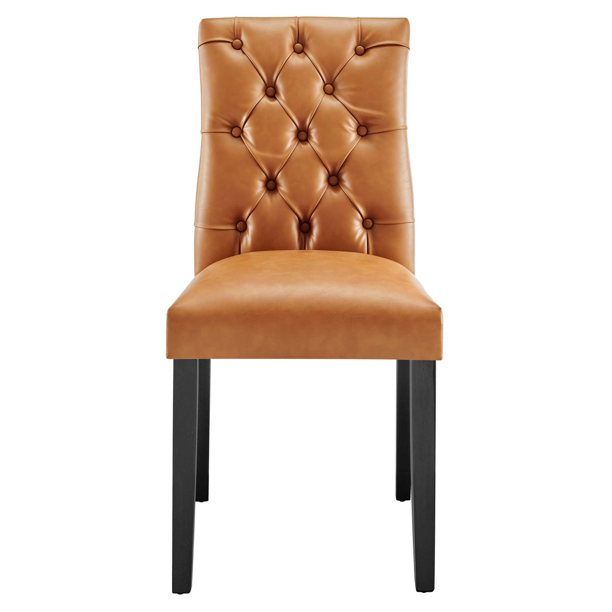 Duchess Button Tufted Vegan Leather Dining Chair by Modway