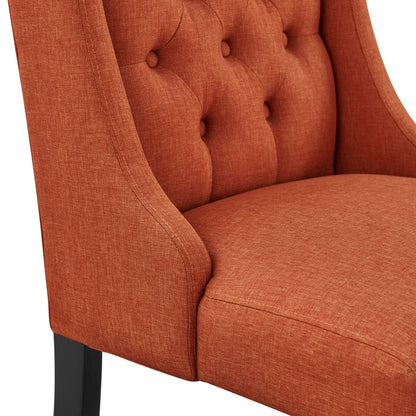 Baronet Button Tufted Fabric Dining Chair by Modway