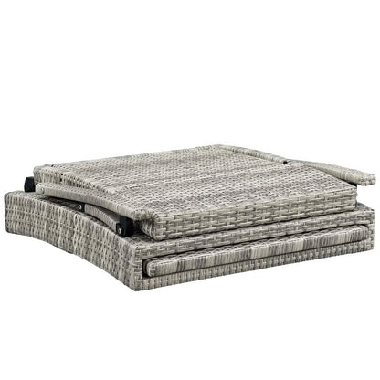 Envisage Chaise Outdoor Patio Wicker Rattan Lounge Chair by Modway