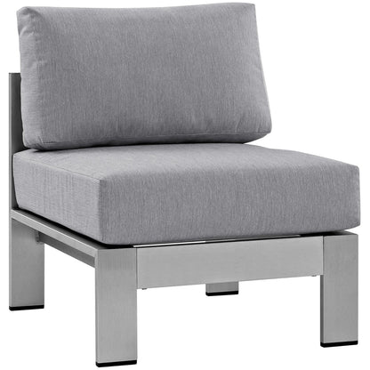 Shore 7 Piece Outdoor Patio Sectional Sofa Set by Modway