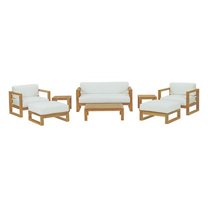 Upland 8 Piece Outdoor Patio Teak Set by Modway