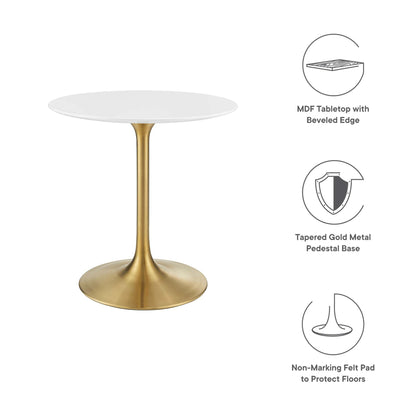 Lippa 28" Round Wood Dining Table by Modway - EEI-3208