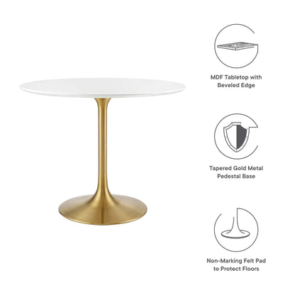 Lippa 36" Round Wood Dining Table by Modway - EEI-3209