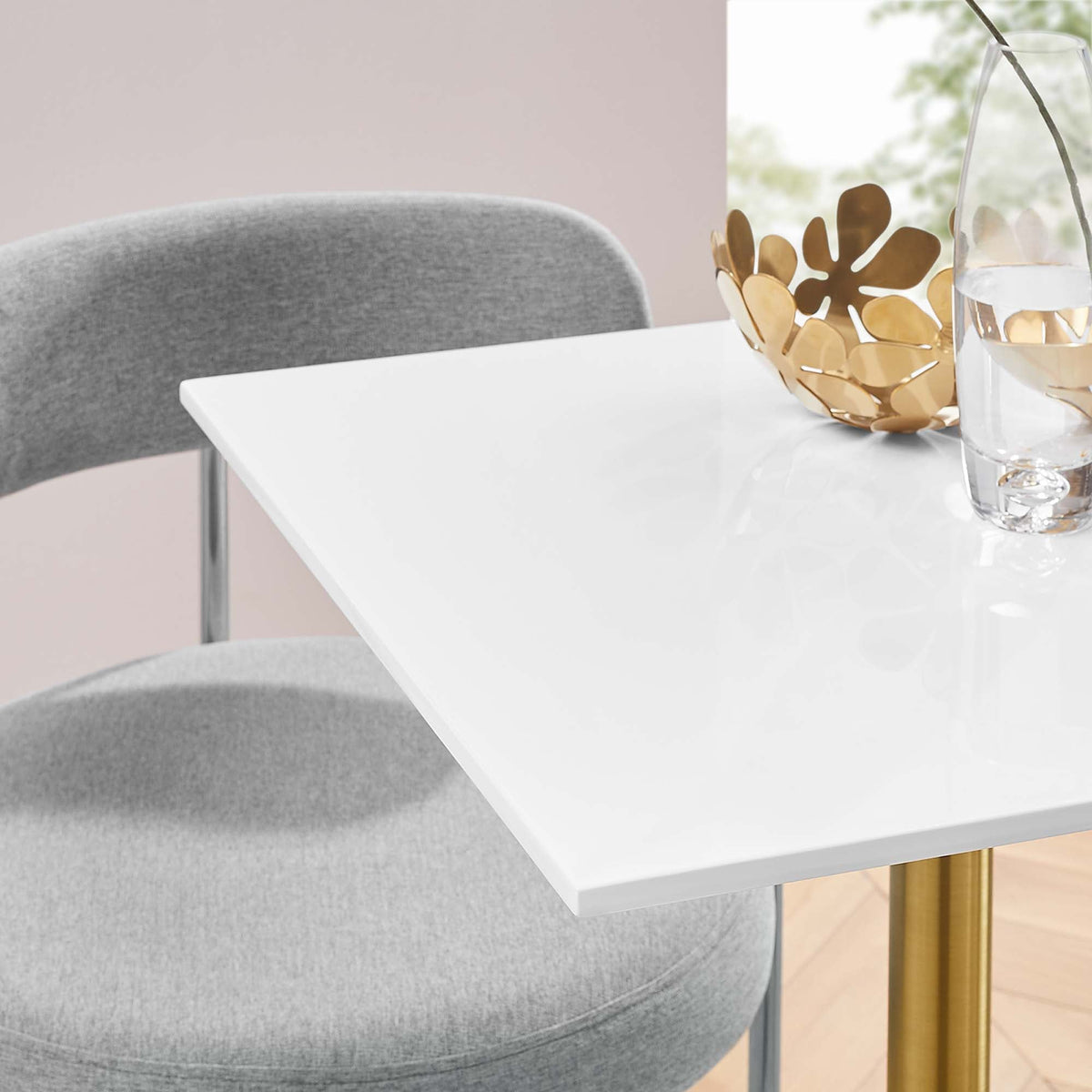 Lippa 24" Square Wood Dining Table by Modway - EEI-3210