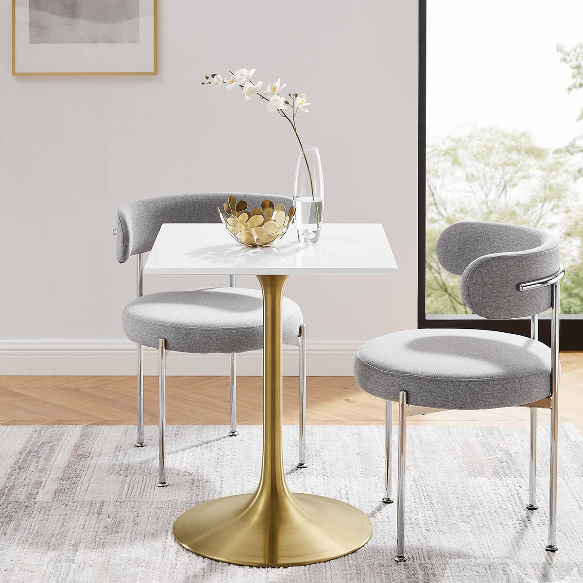 Lippa 24" Square Wood Dining Table by Modway - EEI-3210
