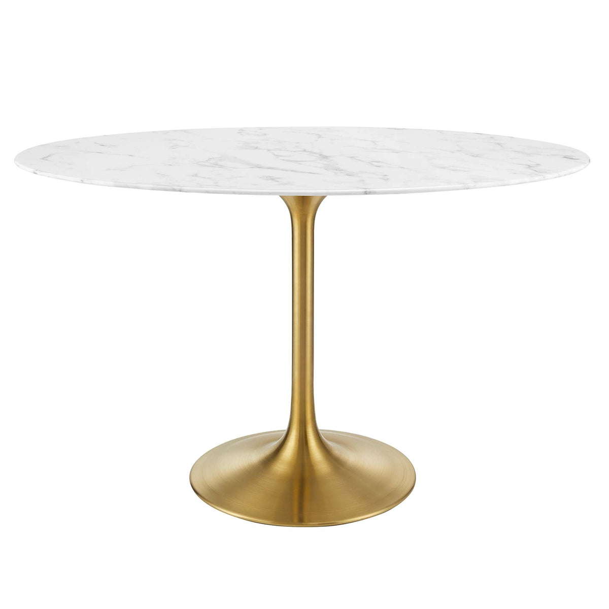 Lippa 48" Oval Faux Marble Dining Table by Modway - EEI-3216