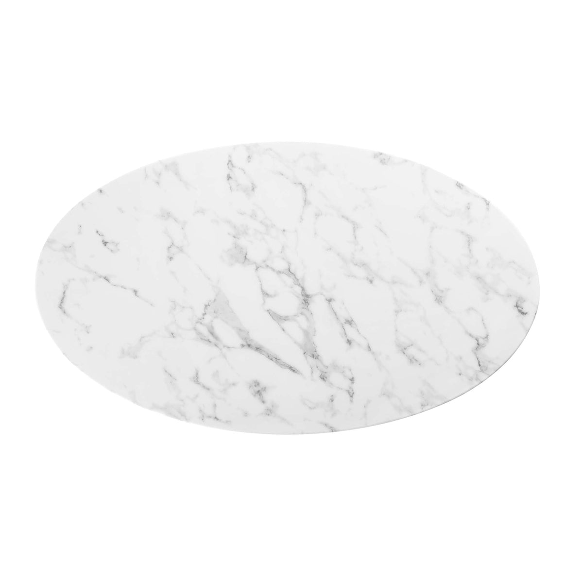 Lippa 48" Oval Faux Marble Dining Table by Modway - EEI-3216