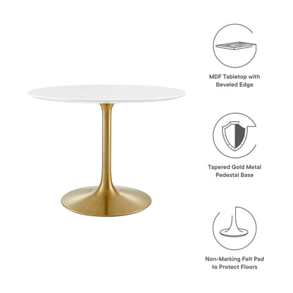 Lippa 40" Round Wood Dining Table by Modway - EEI-3226