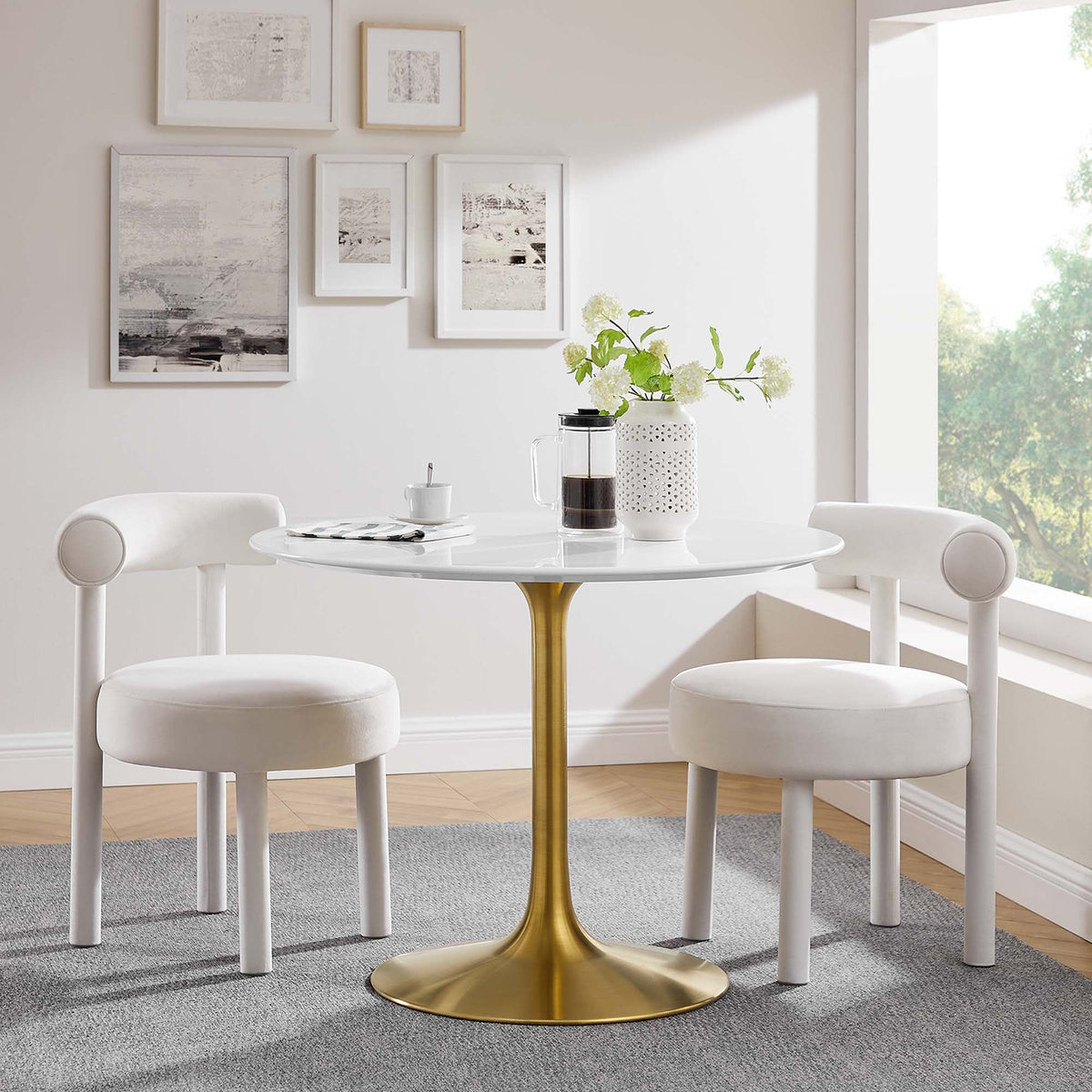 Lippa 40" Round Wood Dining Table by Modway - EEI-3226