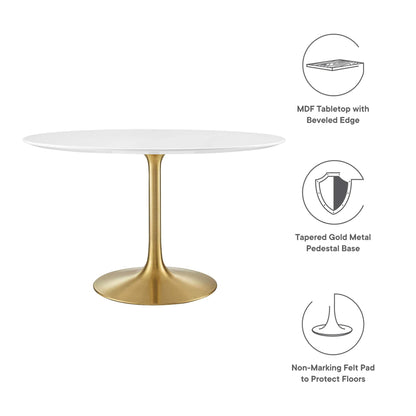 Lippa 48" Round Wood Dining Table by Modway - EEI-3227