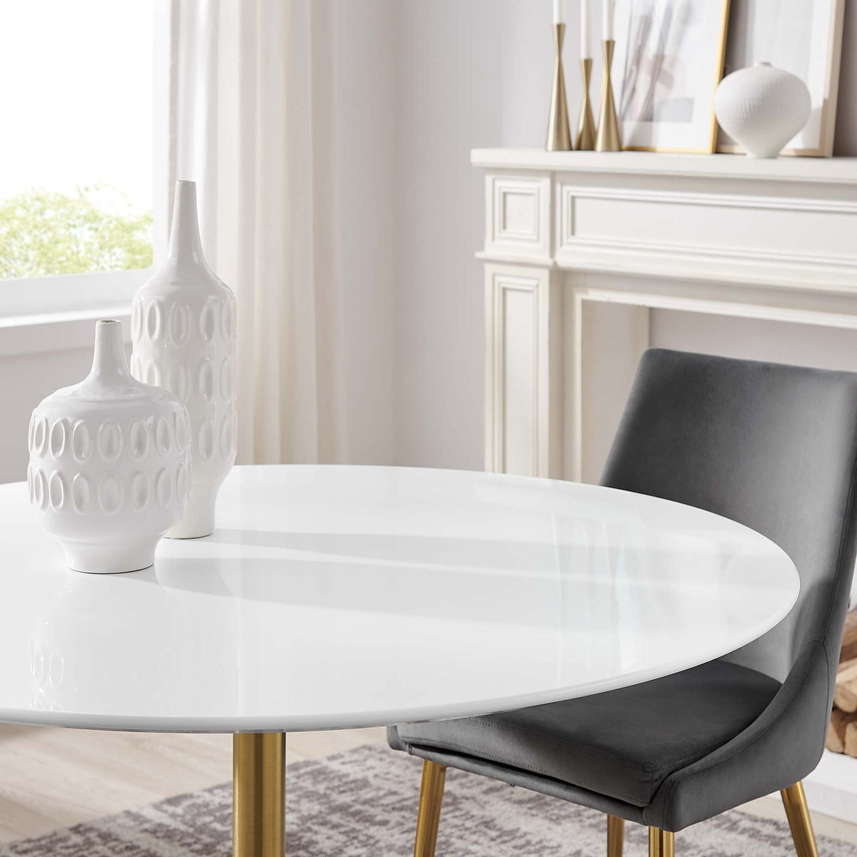 Lippa 48" Round Wood Dining Table by Modway - EEI-3227