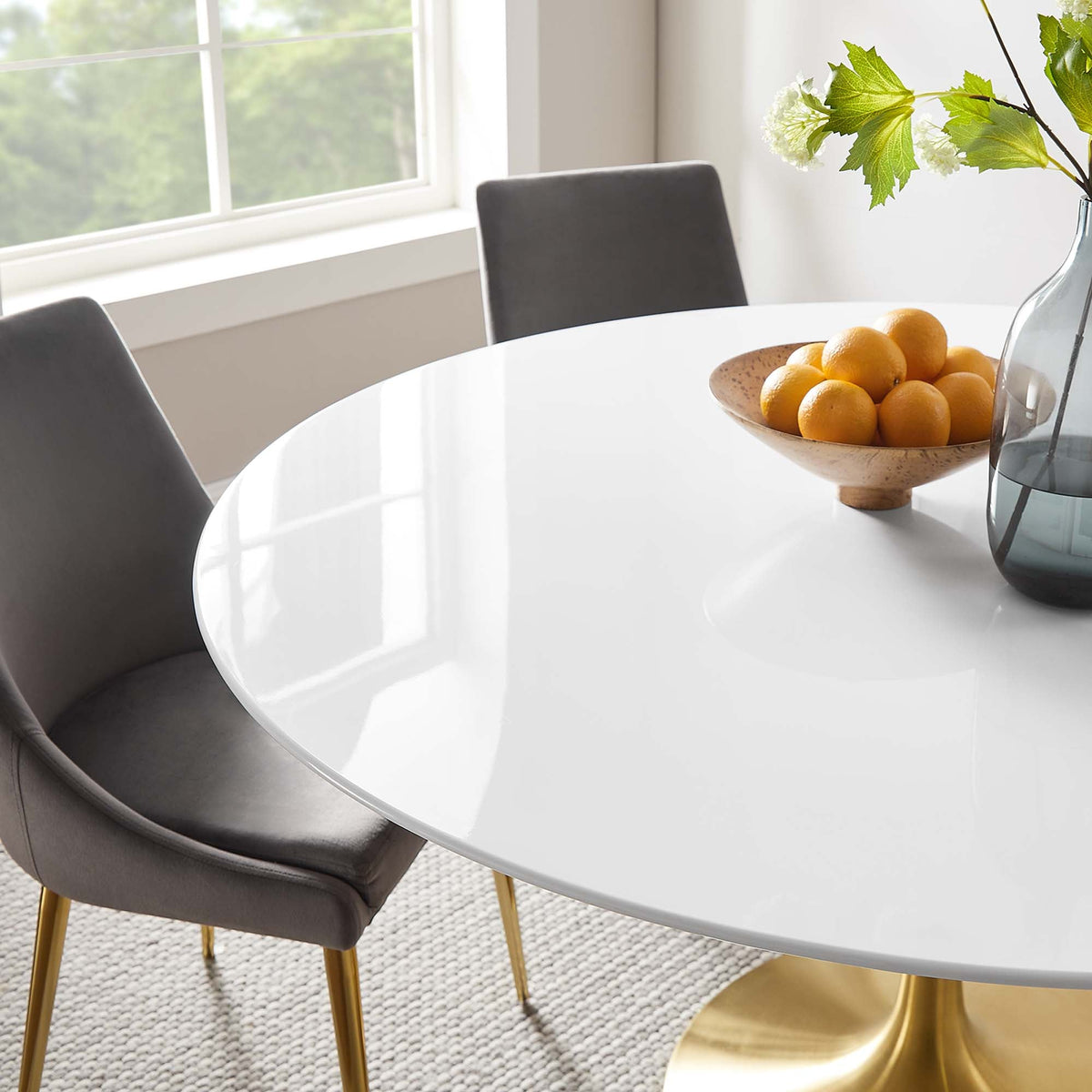 Lippa 60" Round Wood Dining Table by Modway - EEI-3229