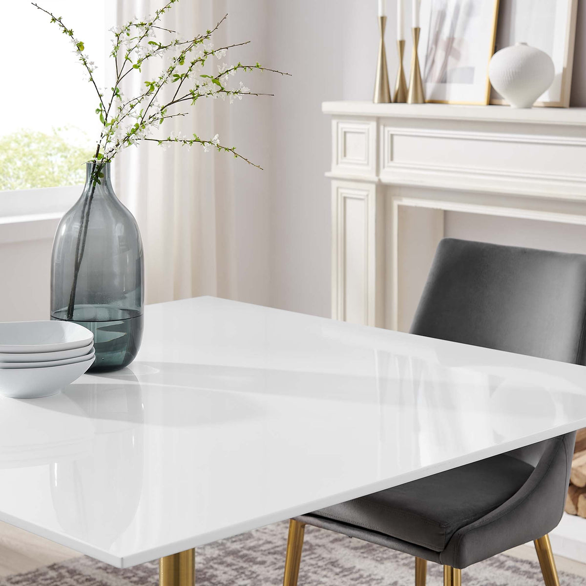 Lippa 48" Square Wood Dining Table by Modway - EEI-3230