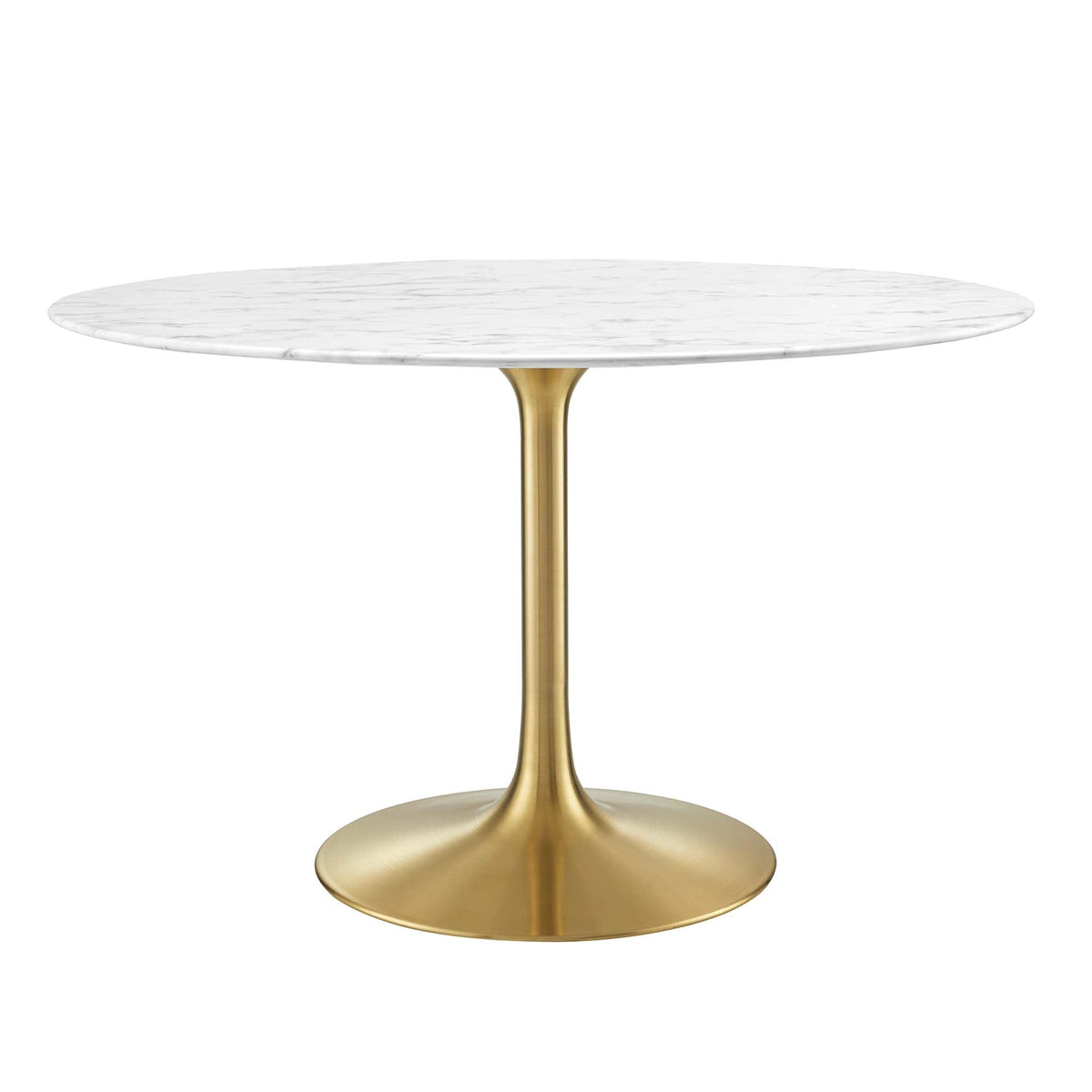 Lippa 48" Round Faux Marble Dining Table by Modway - EEI-3232