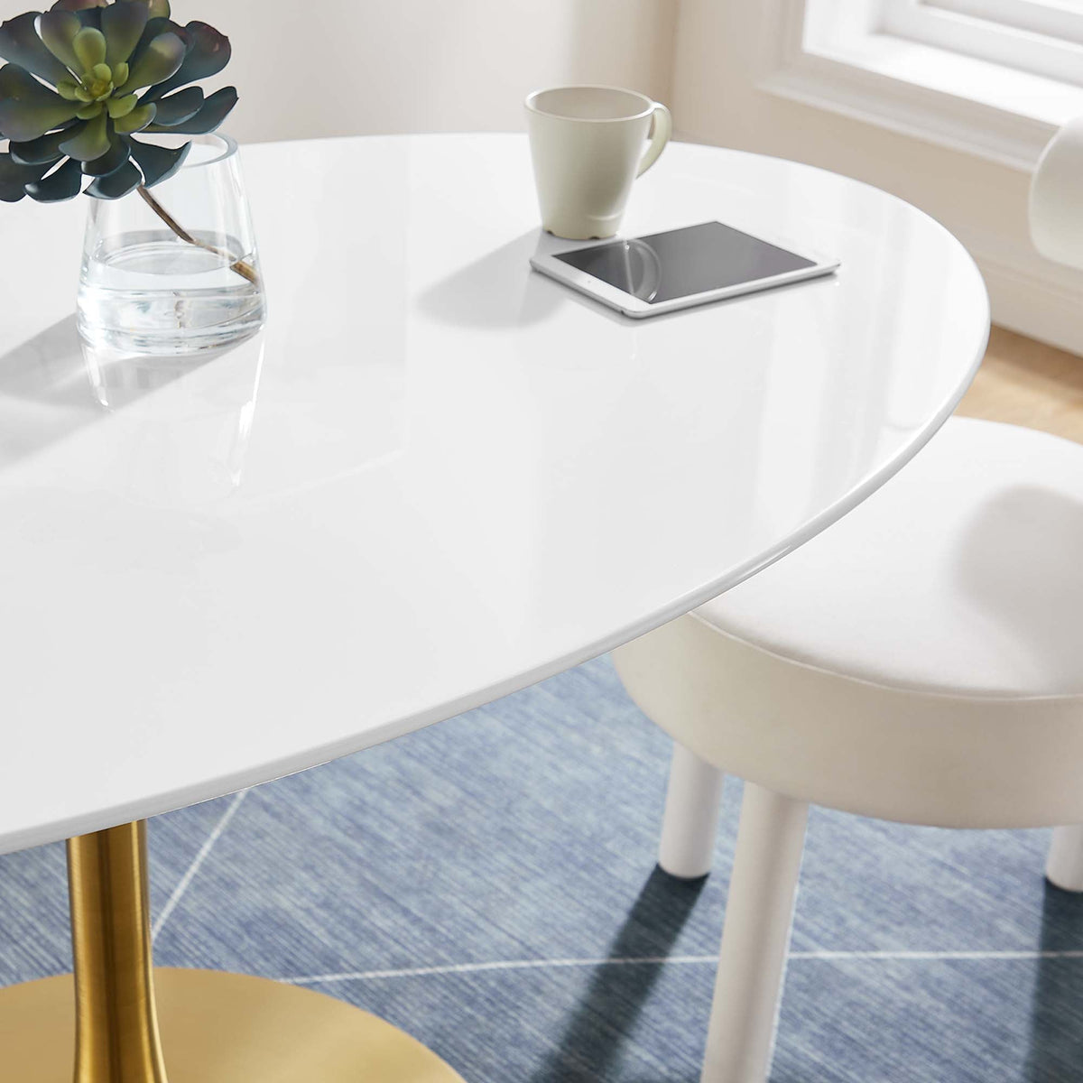 Lippa 60" Oval Wood Dining Table by Modway - EEI-3254