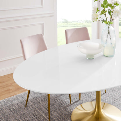 Lippa 78" Oval Wood Dining Table by Modway - EEI-3255