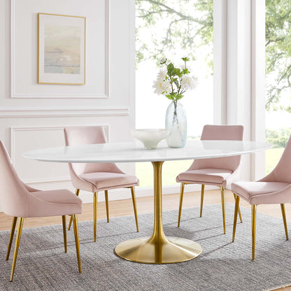 Lippa 78" Oval Wood Dining Table by Modway - EEI-3255