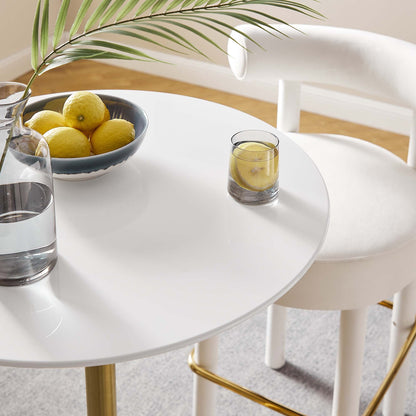 Lippa 28" Round Wood Bar Table by Modway - EEI-3262