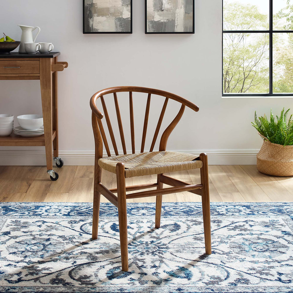 Flourish Spindle Wood Dining Side Chair by Modway