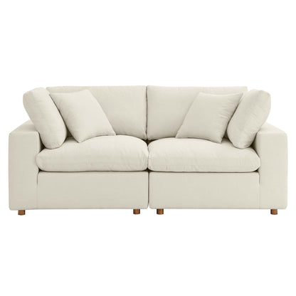 Commix 2 Piece Down Filled Overstuffed Sectional Sofa Set by Modway