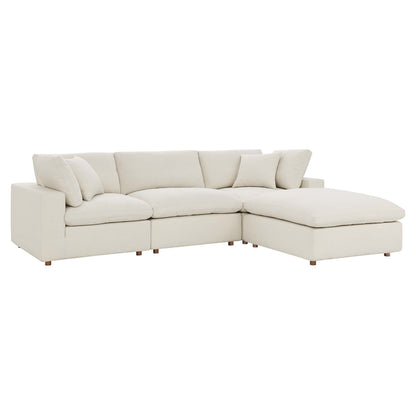 Commix 4 Piece Down Filled Overstuffed Sectional Sofa Set by Modway - EEI-3356